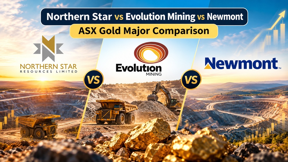 Northern Star vs Evolution Mining vs Newmont: ASX Gold Major Comparison 2026
